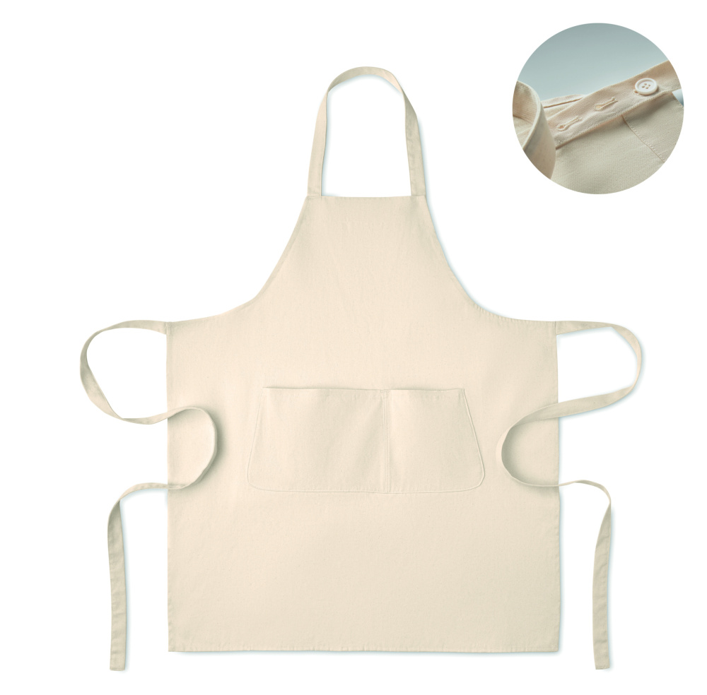 Logo trade business gifts image of: Organic cotton apron 240 gr/m²